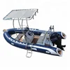 CE 60hp Outboard motor Hypalon or pvc 4.8m rib inflatable boat for sale