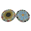 round cheap colourful stepping stones for Garden decoration