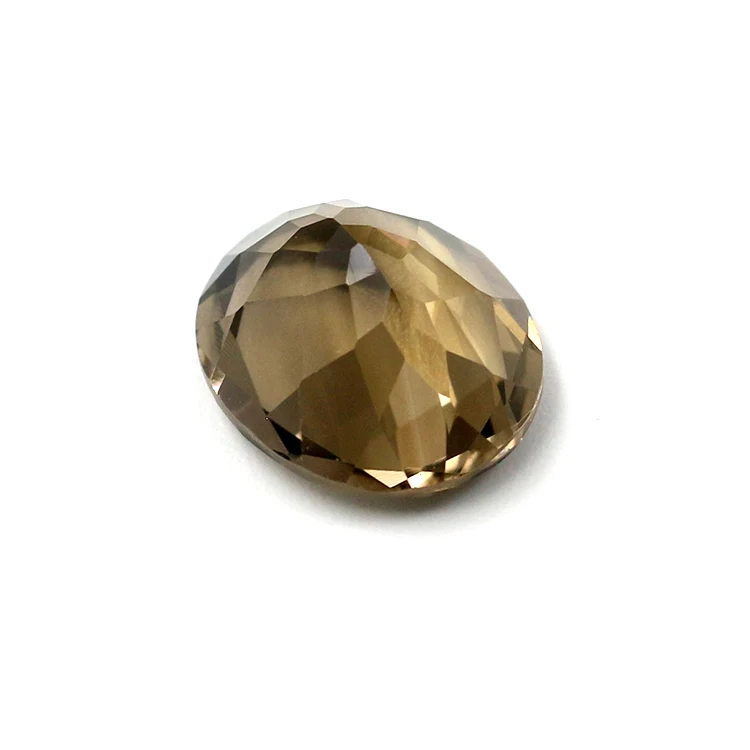 批发廉价天然棕色烟熏石英宝石