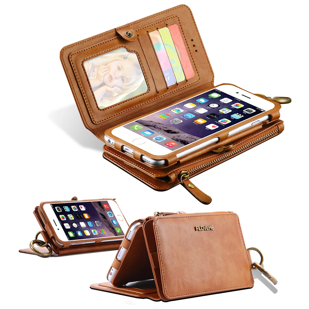 

black/brown/red/dark blue card slot/stand FLOVEME magnetic lock universal pu leather wallet phone case bumper for note5/s6 edge, N/a