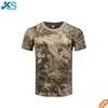 Custom Camo Army Military Tee 65% Polyester 35% Cotton Jersey Dry fit Moisture Wicking Full Print Camo Army Men T-shirt
