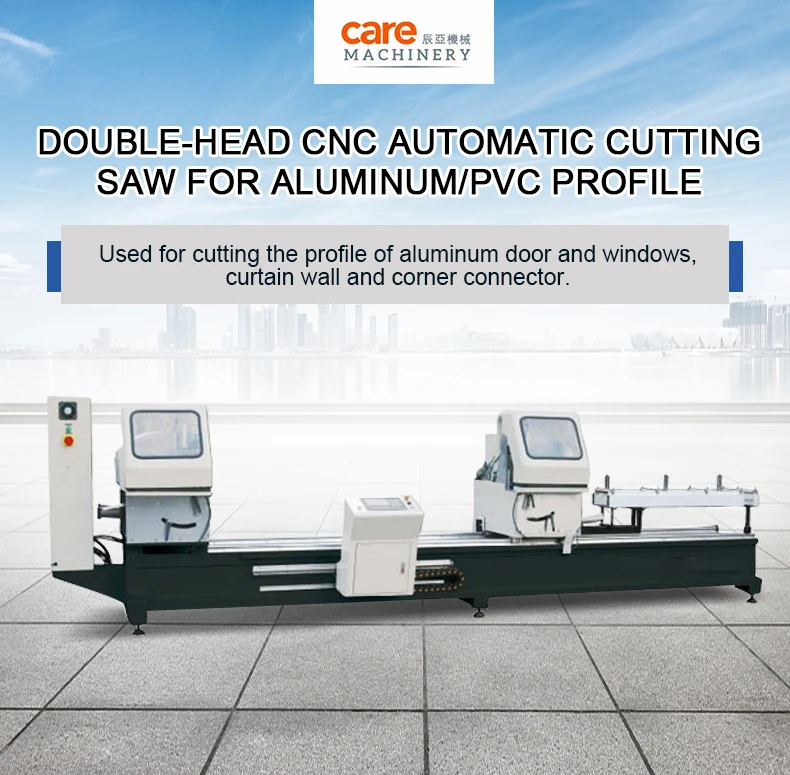 CNC Double Head Mitre Cutting Saw Window And Door