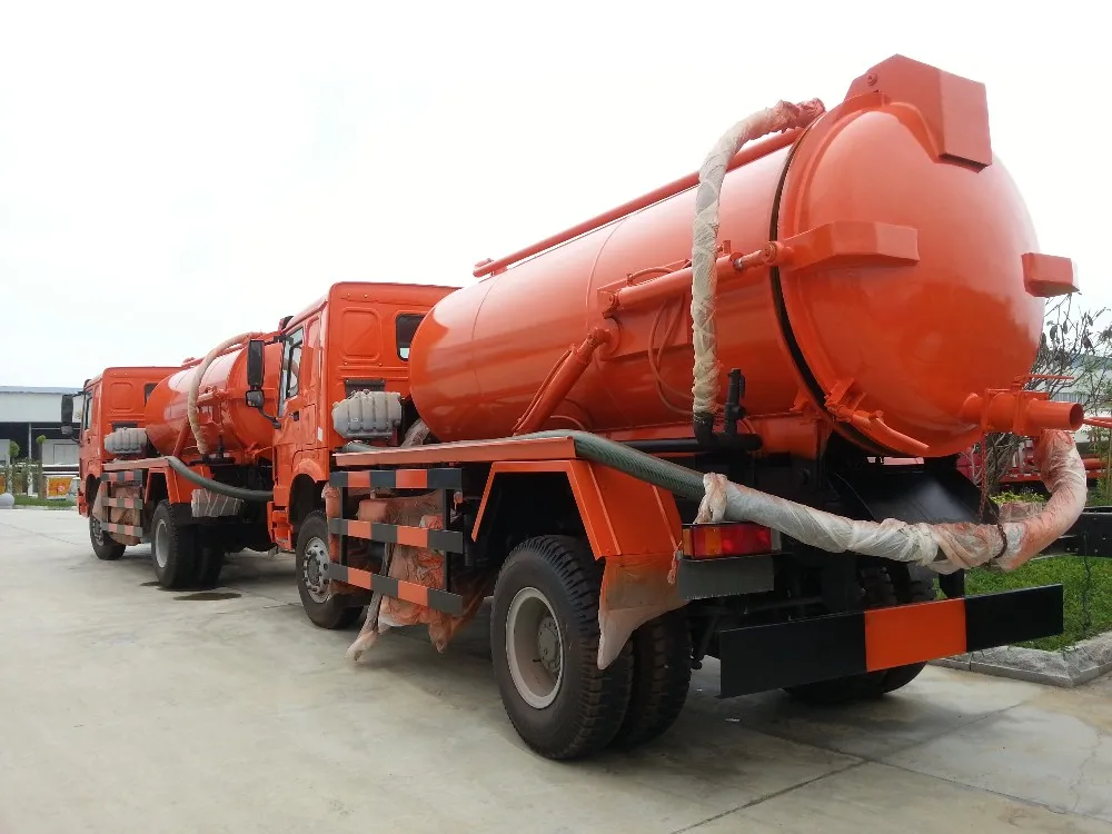 10000liters Vacuum Sewage Suction Truck/sewage Suction Tanker Truck