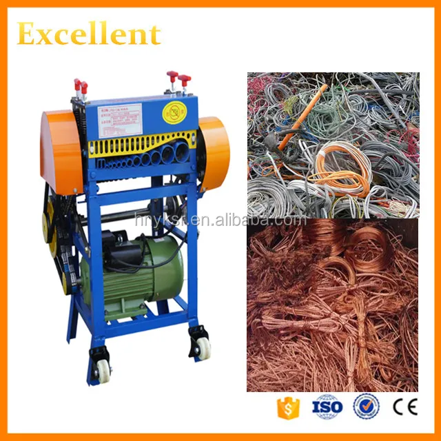 Scrap Waste Cable Electric Wire Copper Pvc Pe Stripping Peeling Machine