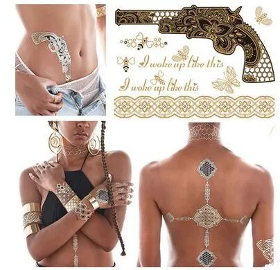 

3D Temporary Tattoos Waterproof Body Arts Tattoo Stickers