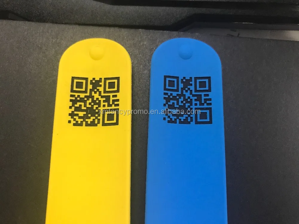 Rubber Silicone Qr Code Wristband Qr Scanning Bracelet Buy Qr Code