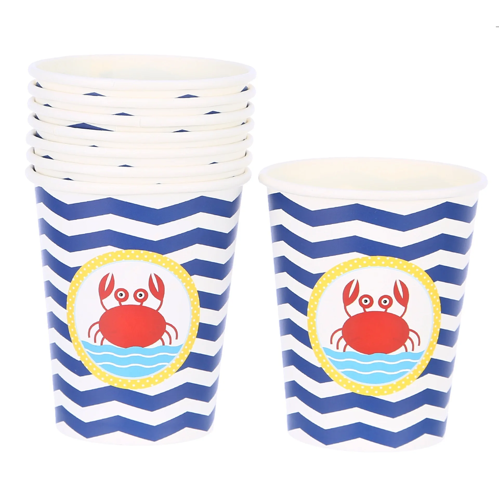 Serves 10 Latest Design Custom Pirate Cup Plates Napkins Tableware Set