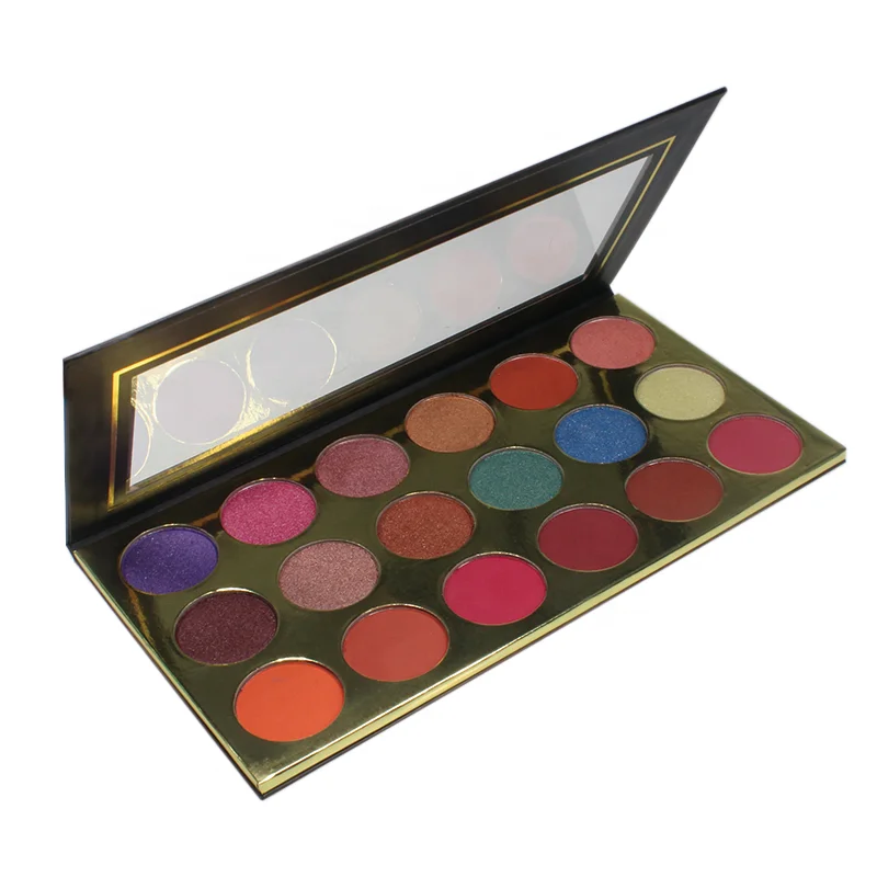 

custom own 36mmcolor cosmetics brand shape 18 color eyeshadow palette, N/a