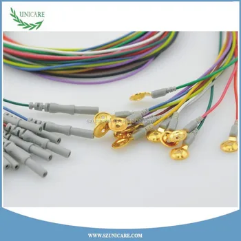 Valuegist EEG Electrode Alligator Clips, 59 Inch Multicolor Cables, DIN - View #8