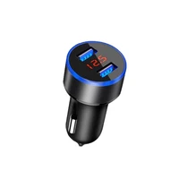 

Cuztomzied Logo High Speed 3.1A Dual USB Car Charger Digital LED Display Voltmeter