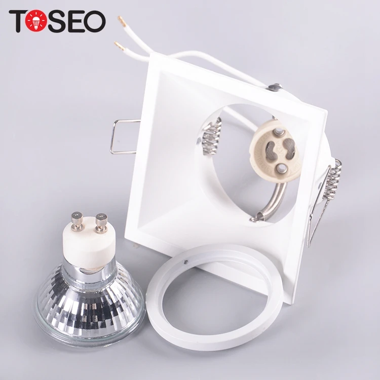 Die Cast Aluminium Led Anti Glare Grid Cob Lighting Fixture Antiglare Grid Down Light Gu10