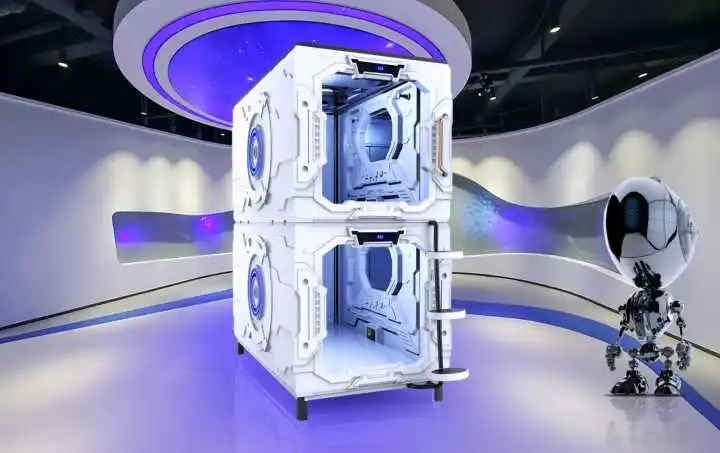 Japanese popular wholesale capsule pod capsule bed sleepbox hotel funiture resting ABS fireproof bed