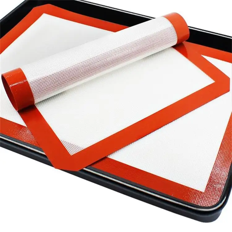 

Hot-selling Non-sticky Food Grade Fiberglass Silicone Baking Mat