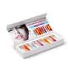 personalized beauty products gift box for nail polish bottles with PET insert fake book