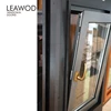 LN65 New Process Double Glazed Aluminium Casement Windows with Australia Standard for Villa