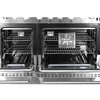 Heavy duty 48 in duel fuel range with 110 electric oven for residential use