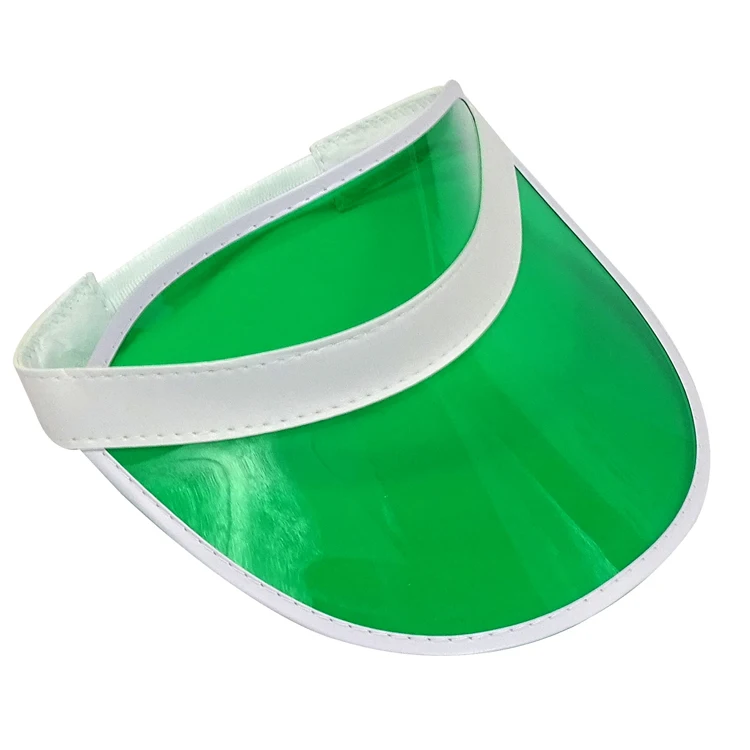 Customized Transparent Plastic Green Sun Visor - Buy Plastic Green Sun ...