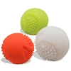 Interactive Dog Toys Set, 2 Pcs Tooth Cleaning Rubber Dog Balls for Pet Playing/Training/Chewing