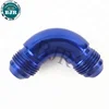Racing Parts Aluminum One Piece 90 Degree Elbow AN Male Flare Tube Union Fittings Adapter