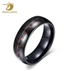 Fashionable Tungsten Carbide Men Matte Black Design Ring, Wholesale Tungsten Carbide Ring, Spikes Tungsten Jewelry