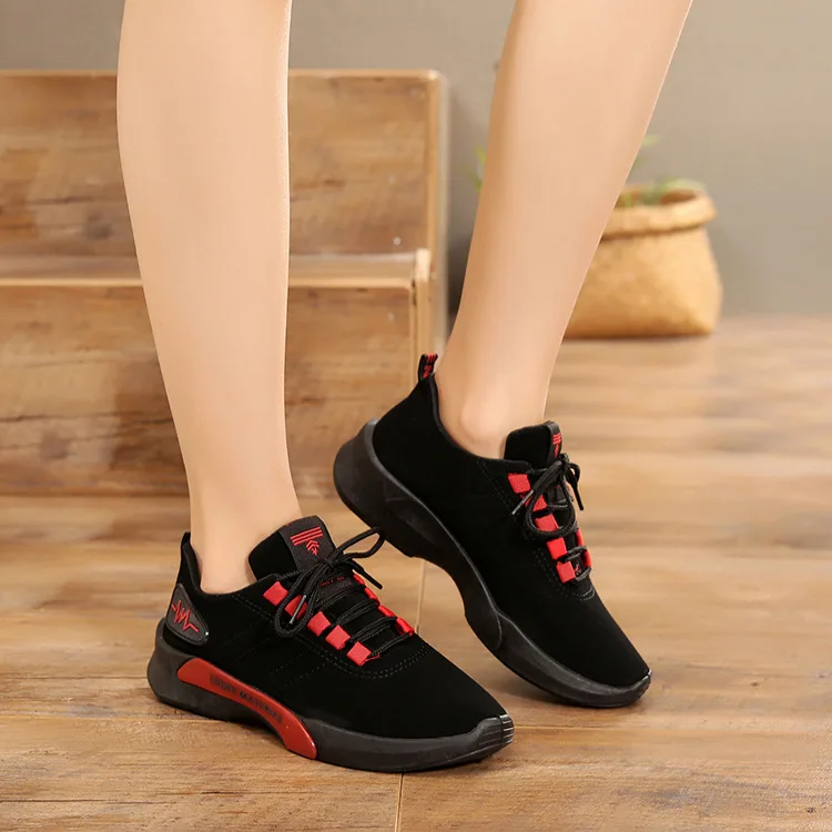 

New designer shoes fashion young women casual shoes, Black,