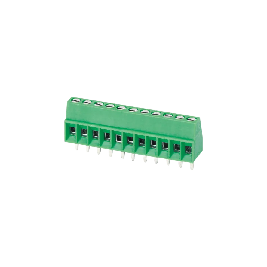 green pcb small pitch voltage clamp connector 2.54mm terminal block ...