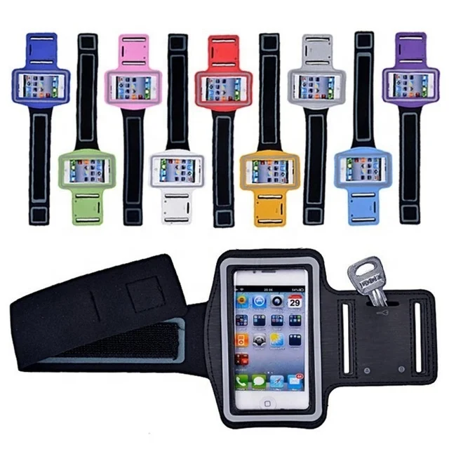 

Mobile phone accessories water proof Running Sport Armband Eco-friendly Mobile Phone Cases with strap, Golden, blue, red, rose, black, ect