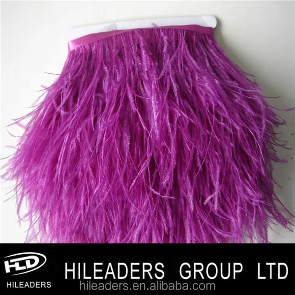 purple ostrich feathers bulk