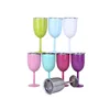 10oz Stainless Steel Stemmed Wine Cups