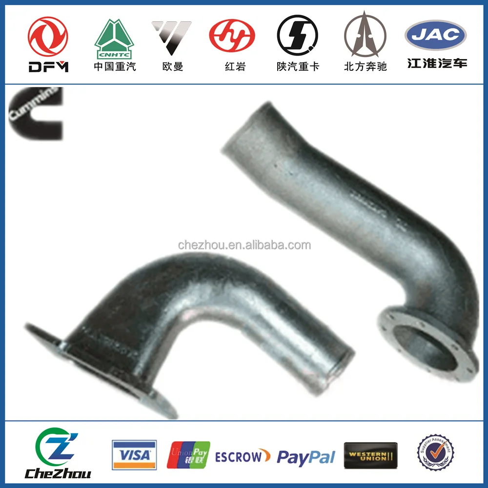 truck parts 4928832 air intake pipe price with good quality low price for spare part or car accessories