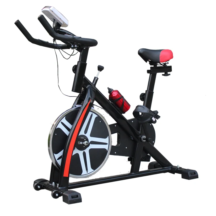 

Cardio Training Fitness Equipment Indoor Spinning Bicycle Ultra-quiet Exercise Bike Home 6kg Bicycle Sports Exercise Bike, Black