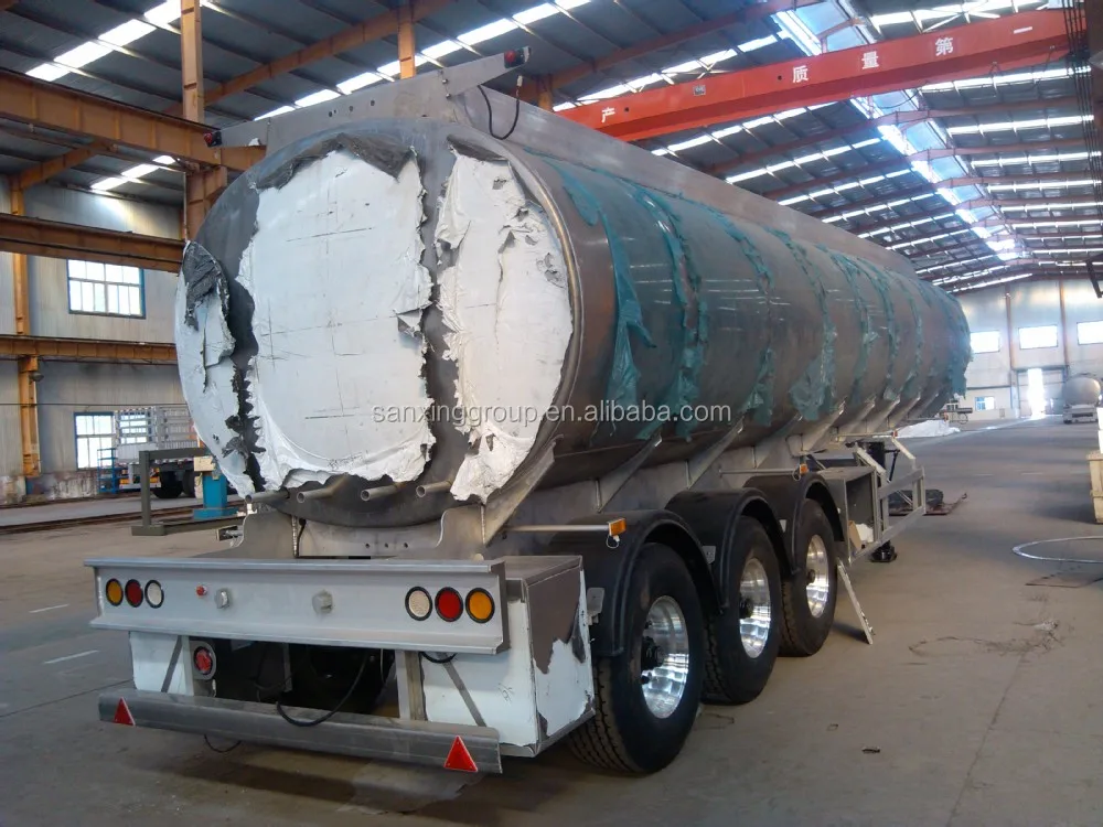 Most popular 3axles 30-50cbm stainless steel fule tank trailer