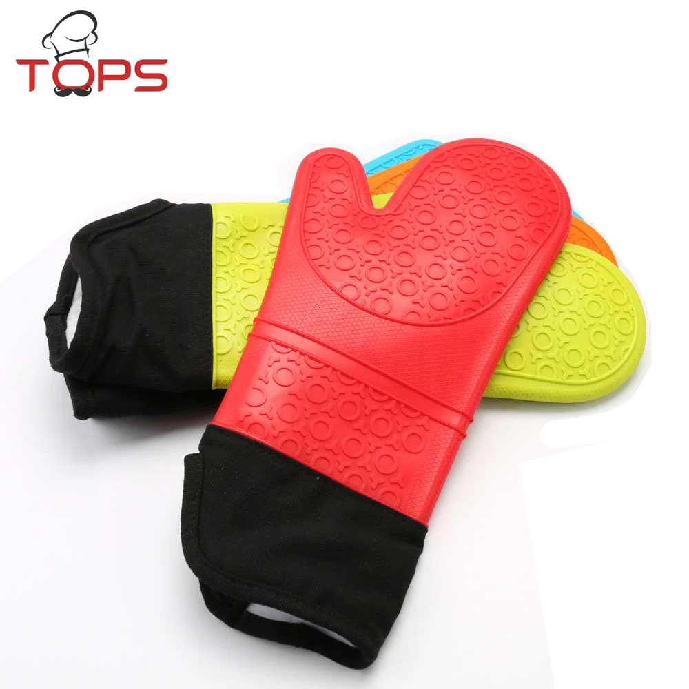 

Silicone Oven Mitts Heavy Duty Cooking Gloves Advanced Heat Resistance, Non-Slip Pot Holders Oven Mitts, Any pantone color