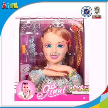 styling head doll