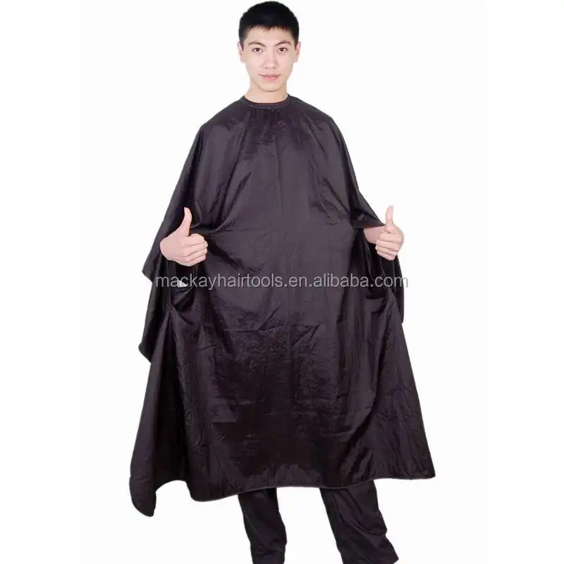

professional salon custom barber hair cutting cape, Black, white