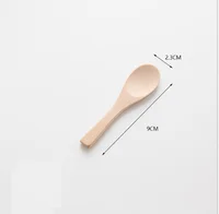 

Natural eco-friend wooden mini spoon 9-13 cm