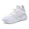 Latest breathable running sneakers women white casual mesh walking shoes women