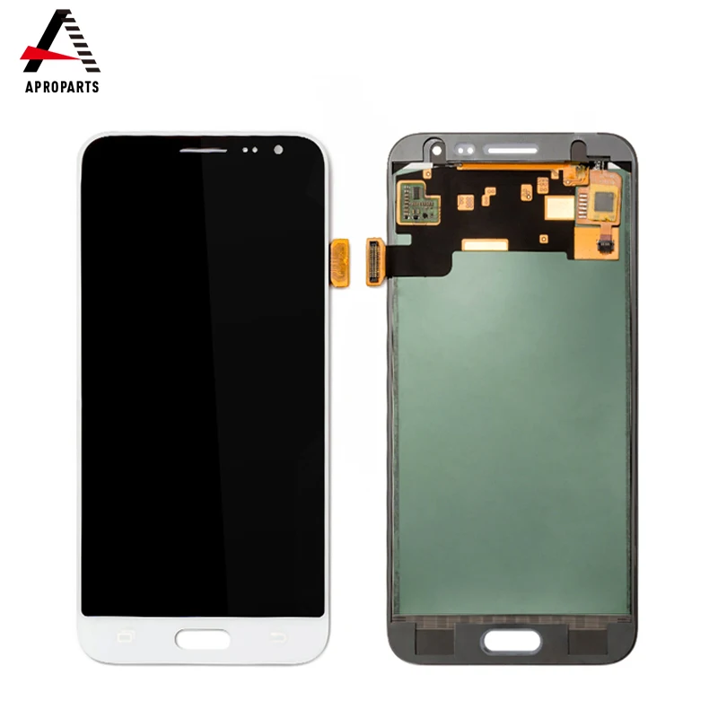 

Mobile Phone Spare Parts LCD Display for Samsung Replacement LCD Screen for Samsung Galaxy J3 2015 / 2016 J320 LCD, White & black & gold