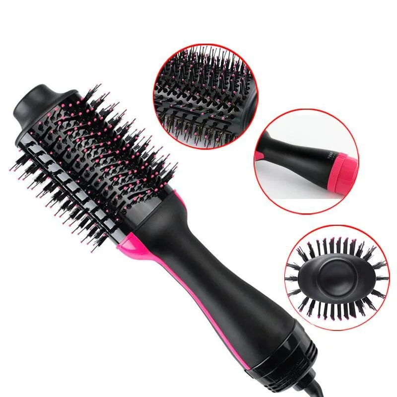 

Electric windHair Curler Comb 2 in 1 Hair Dryer Styler Negative Anion Hot Air Blowing Straight Hair Blow Dry Brush for Fast Heat, N/a