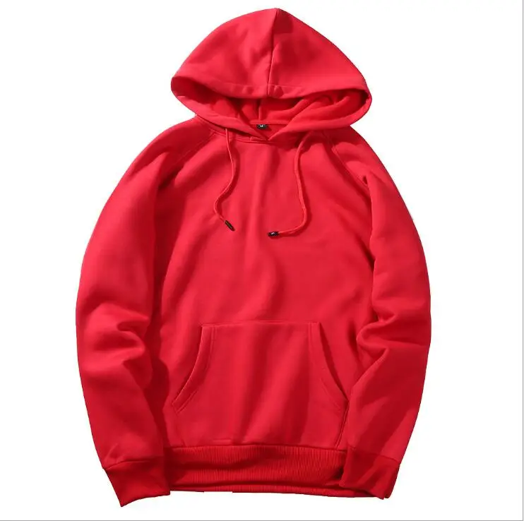 

Man Plain Colorful Pullover Sweatshirt Hoodies, Customized color