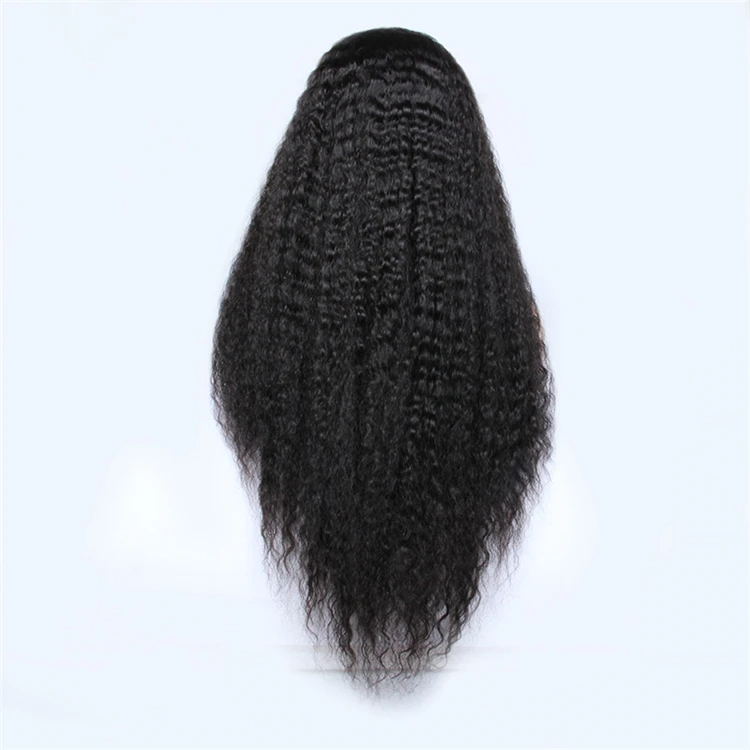 

Fast delivery 26 inch spanish wave brazilian virgin human hair glueless full lace wig black women