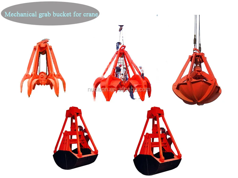 High Efficiency Clamshell Dredging Grab Bucket For Excavator Dredging