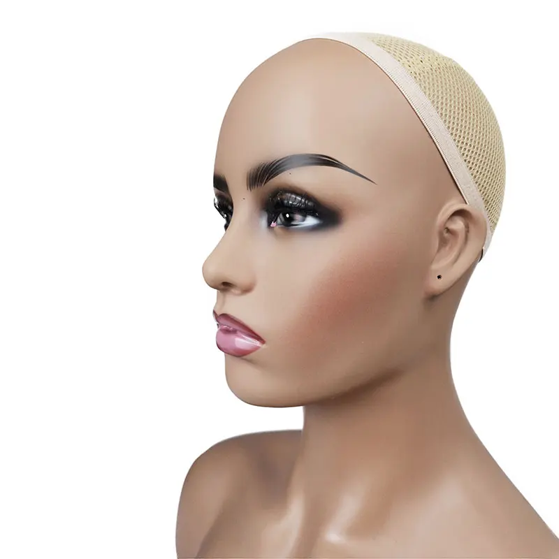 
Female Mannequin Head With Shoulders Realistic Mannequin Head Bust Plastic Head Mannequin for Display 