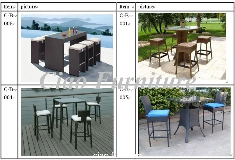 European Cheap Leisure Rattan Bar Set Furniture For Sale Buy Leisure
