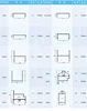 hot sell power coated Trough aluminum profile for door frame and handles