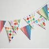Great quality 100% polyester fabric world cup country flags bunting string flags