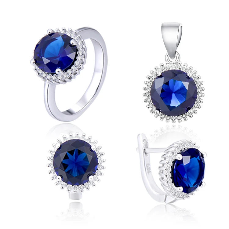 Poliva Fashion Romantic Wedding Jewellery Luxury Gemstone Aaa Cubic ...