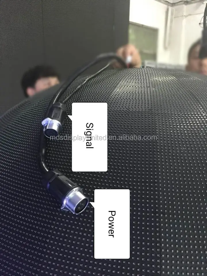 P4.8 video display function indoor usage flexible led screen