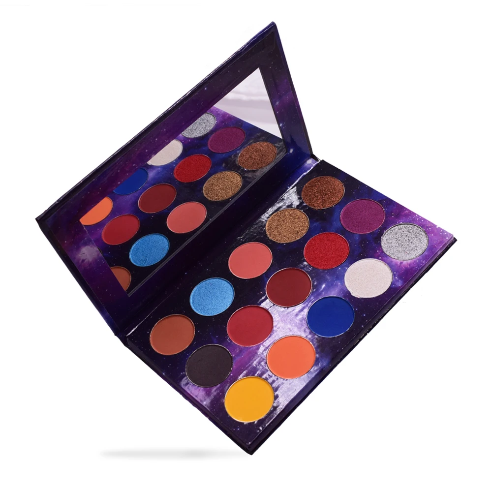 

Private Label High Quality Eyeshadow Palette 15 Color Can Choose Colors Low MOQ, 15 color matte and shimmer can choose