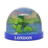 Custom half snow globe 3d pvc fridge magnet